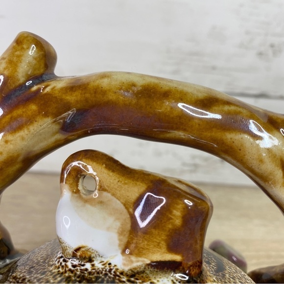 Handmade Hand Painted Ceramic Floral Forest Tree Branch Decorative Teapot - Picture 13 of 16